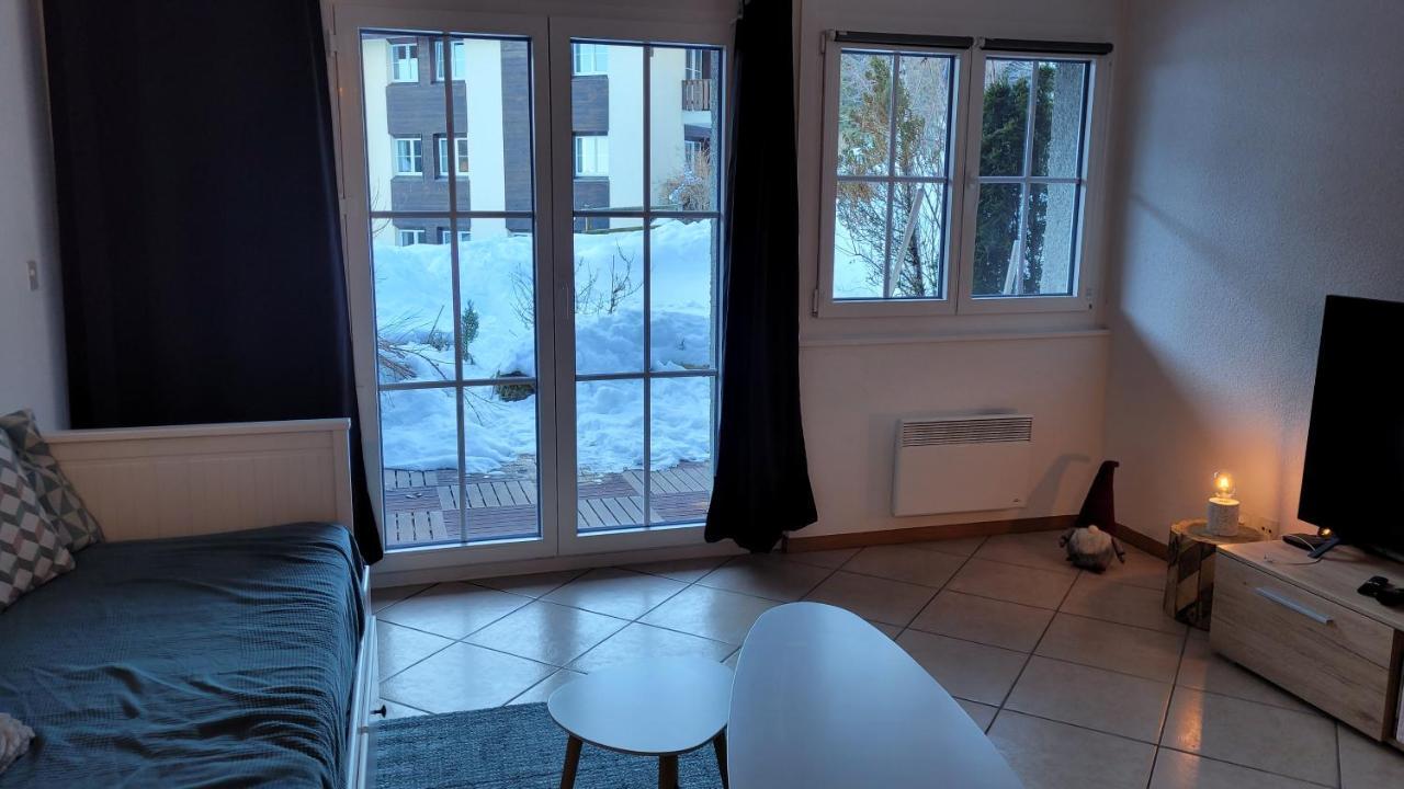 Appartement Avec Terrasse Ensoleillee Gruyeres Dış mekan fotoğraf